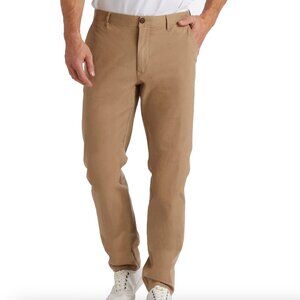 [NWT] MOTT & BOW Men's Twill Chino Charles, Khaki, 32x30, New in bag!